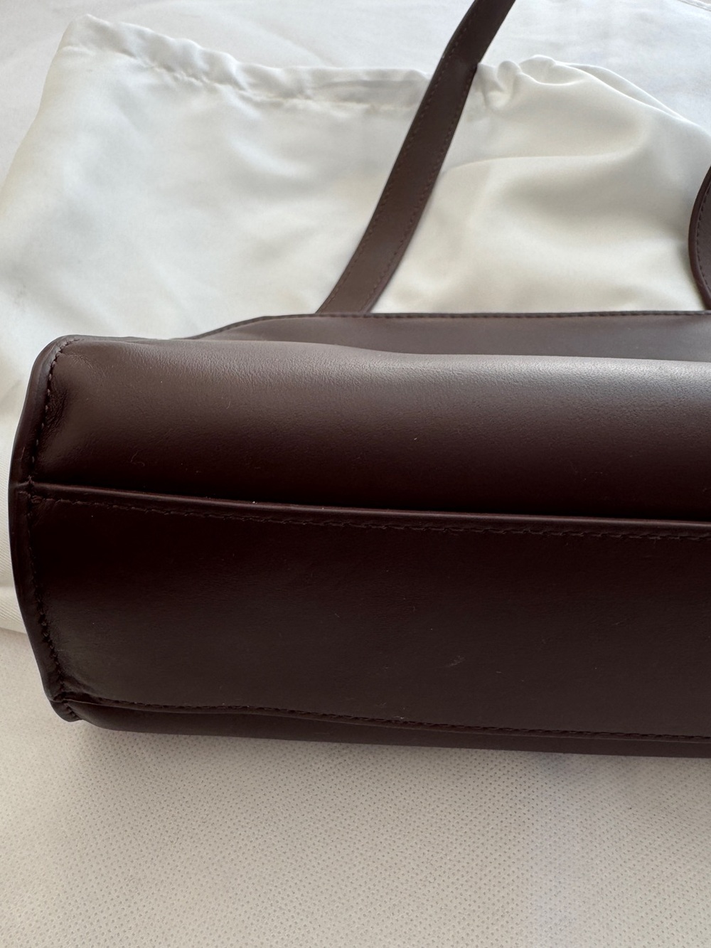 Brown Leather Shoulder Bag - Picture 7 of 12